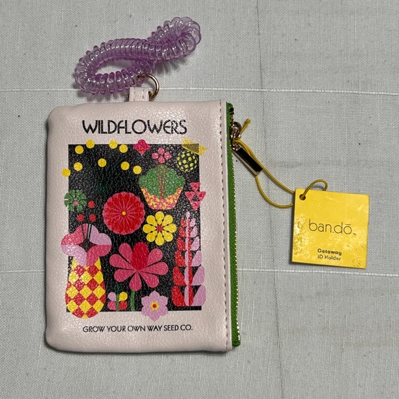 ban.do Handbags - ban.do Wildflower Getaway ID Holder NWT
